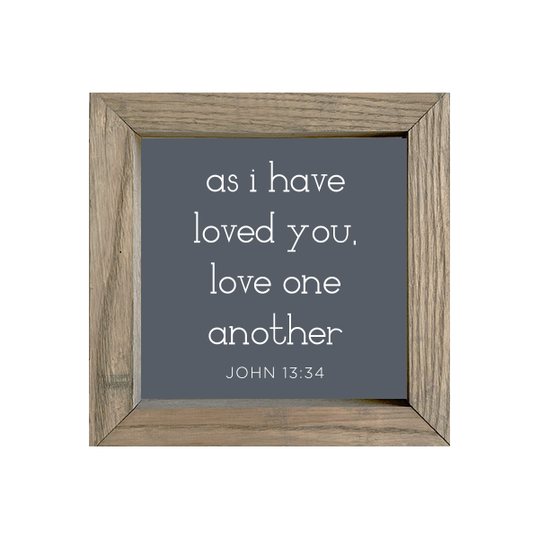 8x8 Thin Oak | Charcoal Canvas