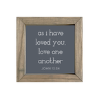 8x8 Thin Oak | Charcoal Canvas