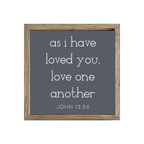 16x16 Thin Oak | Charcoal Canvas