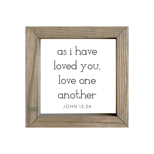 8x8 Thin Oak | White Canvas