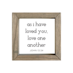 8x8 Thin Oak | White Canvas