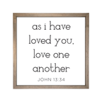 24x24 Thin Oak | White Canvas