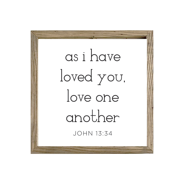 16x16 Thin Oak | White Canvas