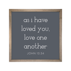 24x24 Thin Oak | Charcoal Canvas