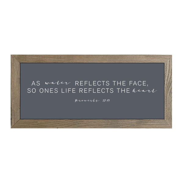 16x7 Thin Oak | Charcoal Canvas