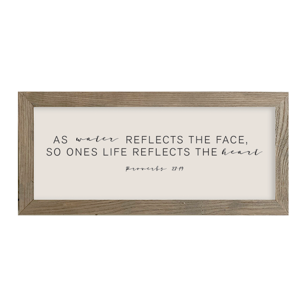 16x7 Thin Oak | Natural Canvas