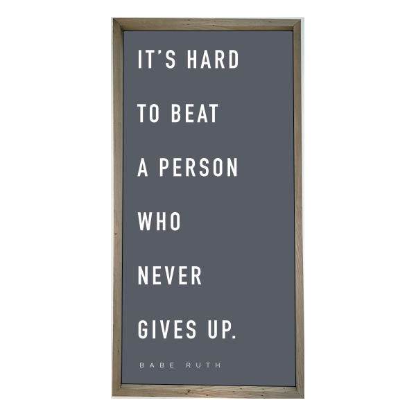 24x48 Thin Oak | Charcoal Canvas