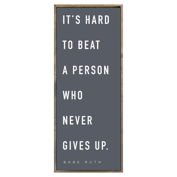 24x60 Thin Oak | Natural Canvas