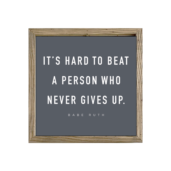 16x16 Thin Oak | Charcoal Canvas