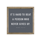 16x16 Thin Oak | Charcoal Canvas