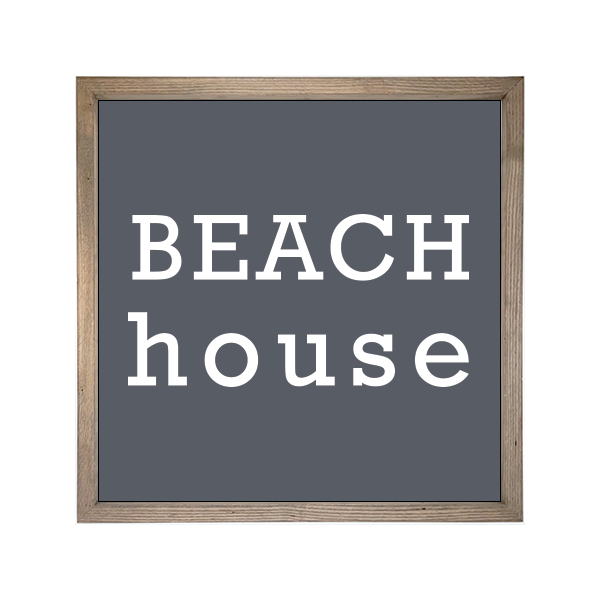 24x24 Thin Oak | Charcoal Canvas