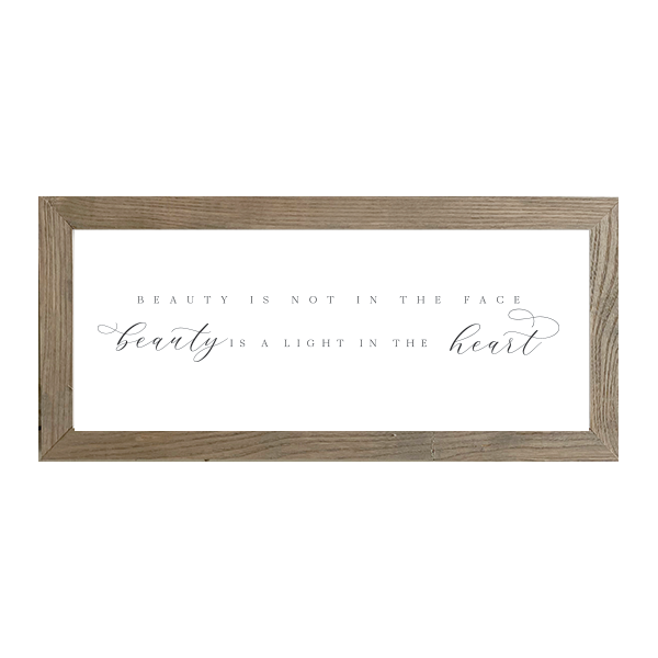 16x7 Thin Oak | White Canvas