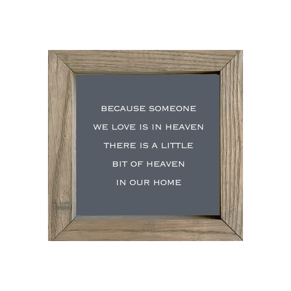 8x8 Thin Oak | Charcoal Canvas