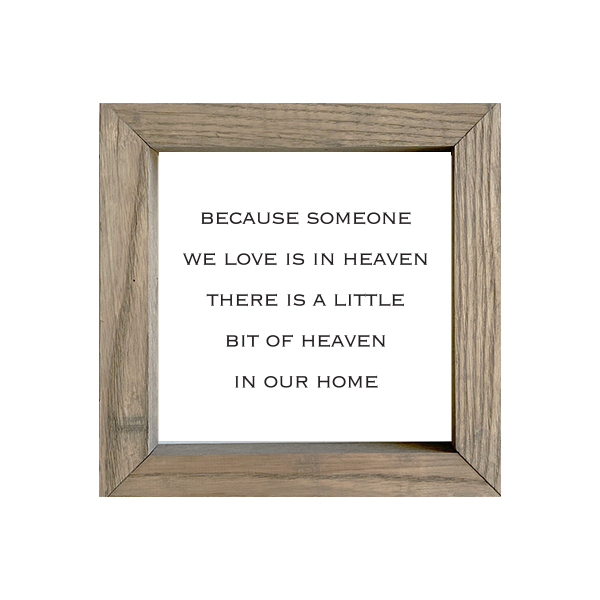 8x8 Thin Oak | White Canvas