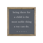 16x16 Thin Oak | Charcoal Canvas