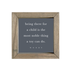 8x8 Thin Oak | Charcoal Canvas