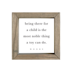 8x8 Thin Oak | White Canvas