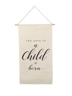 Small Holiday Canvas Scrolls - Words