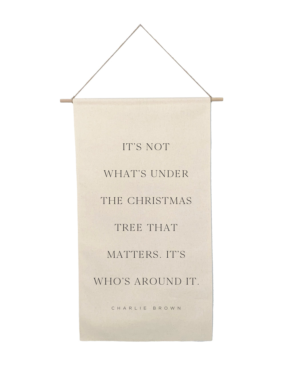 Small Holiday Canvas Scrolls - Words