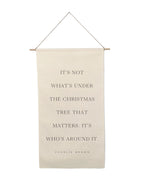 Small Holiday Canvas Scrolls - Words