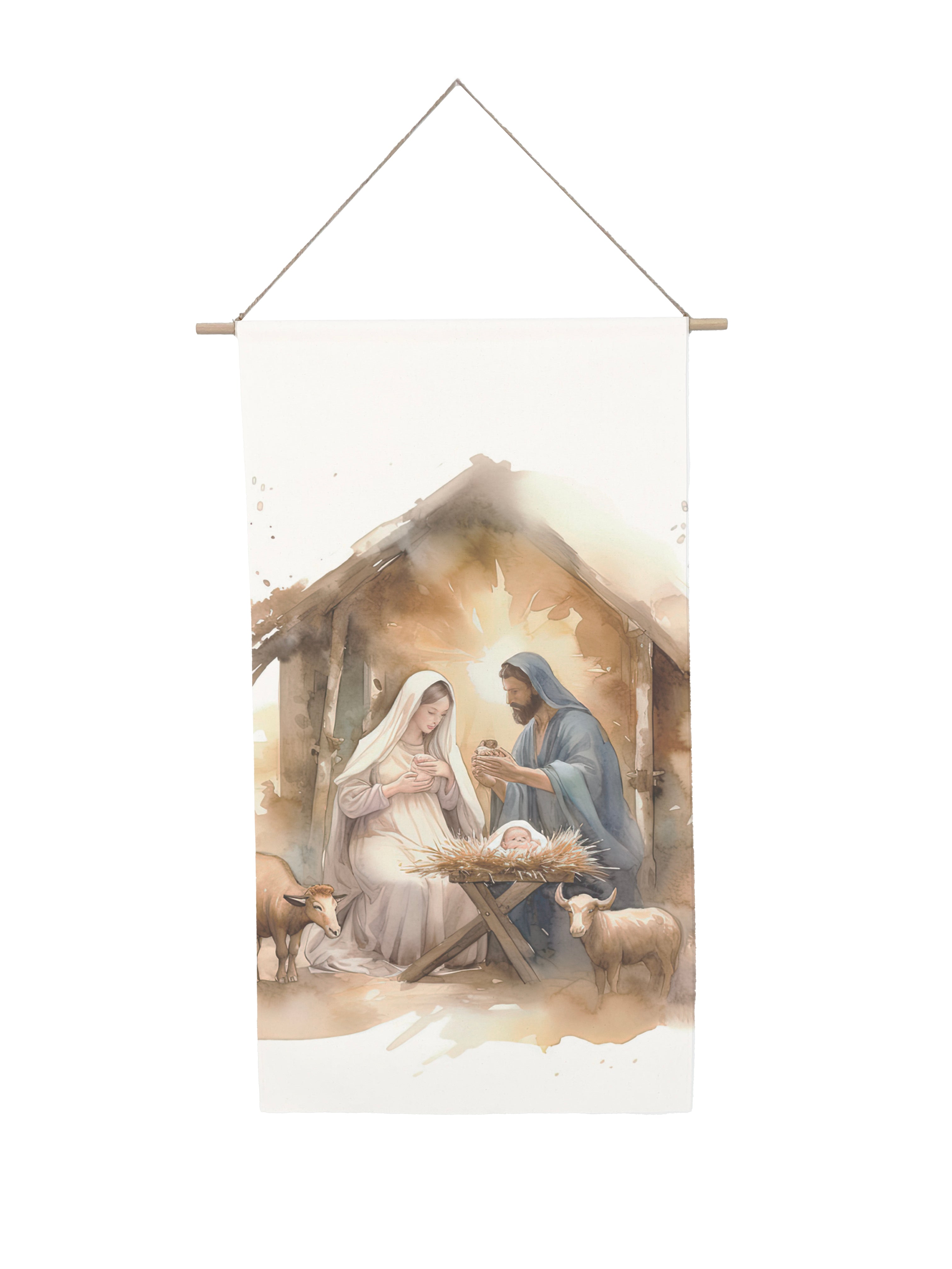 Small Holiday Canvas Scrolls - Art