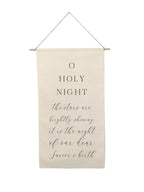 Small Holiday Canvas Scrolls - Words