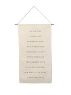 Small Holiday Canvas Scrolls - Words
