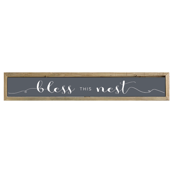 41x7 Thin Oak | Charcoal Canvas