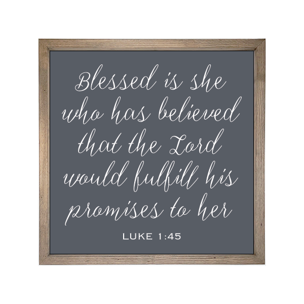 24x24 Thin Oak | Charcoal Canvas