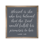 24x24 Thin Oak | Charcoal Canvas