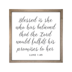 24x24 Thin Oak | White Canvas