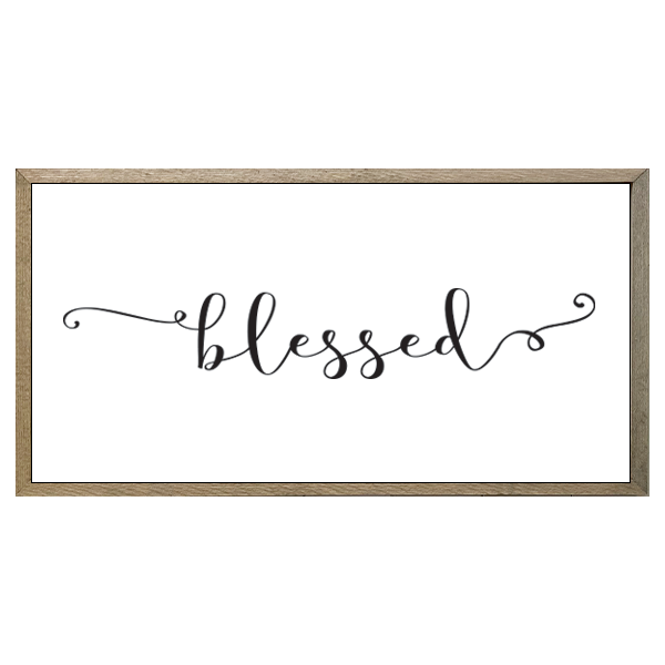 35x18 Thin Oak | White Canvas