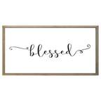 35x18 Thin Oak | White Canvas