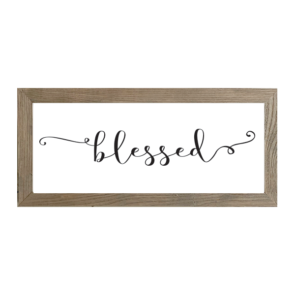 16x7 Thin Oak | White Canvas