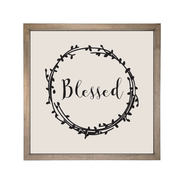 24x24 Thin Oak | Natural Canvas