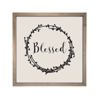 24x24 Thin Oak | Natural Canvas