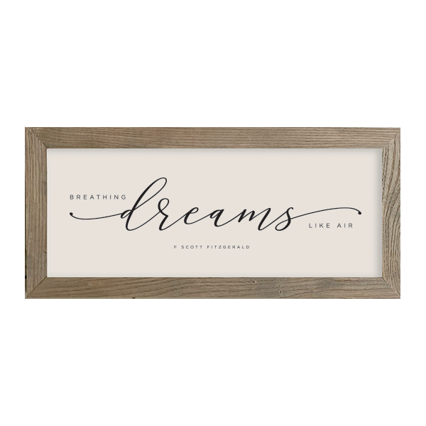 16x7 Thin Oak | Natural Canvas