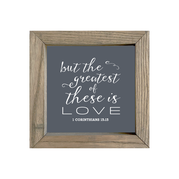 8x8 Thin Oak | Charcoal Canvas