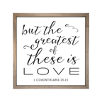 24x24 Thin Oak | White Canvas