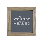 8x8 Thin Oak | Charcoal Canvas