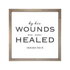 24x24 Thin Oak | White Canvas