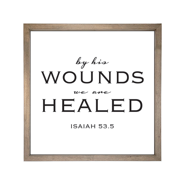 24x24 Thin Oak | White Canvas