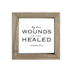 8x8 Thin Oak | White Canvas