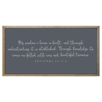 35x18 Thin Oak | Charcoal Canvas