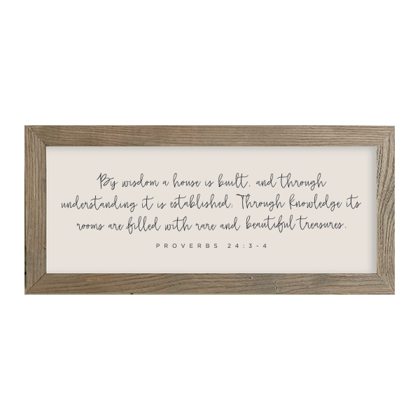 16x7 Thin Oak | Natural Canvas