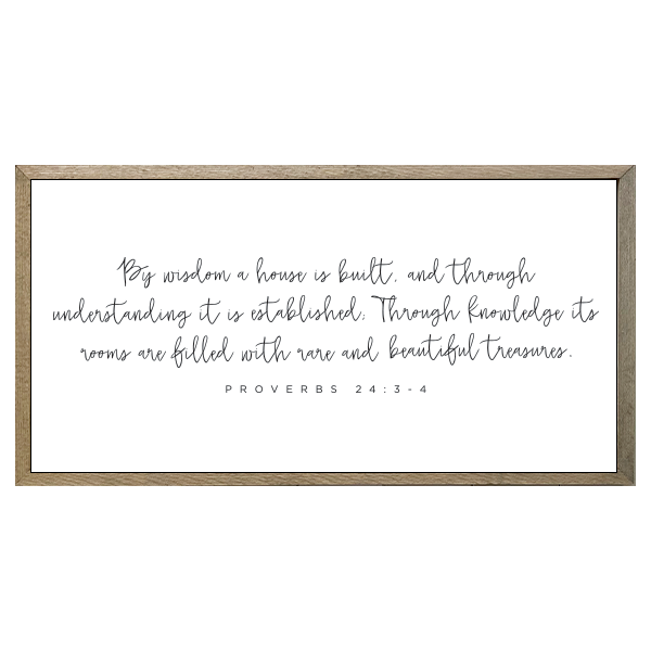 35x18 Thin Oak | White Canvas