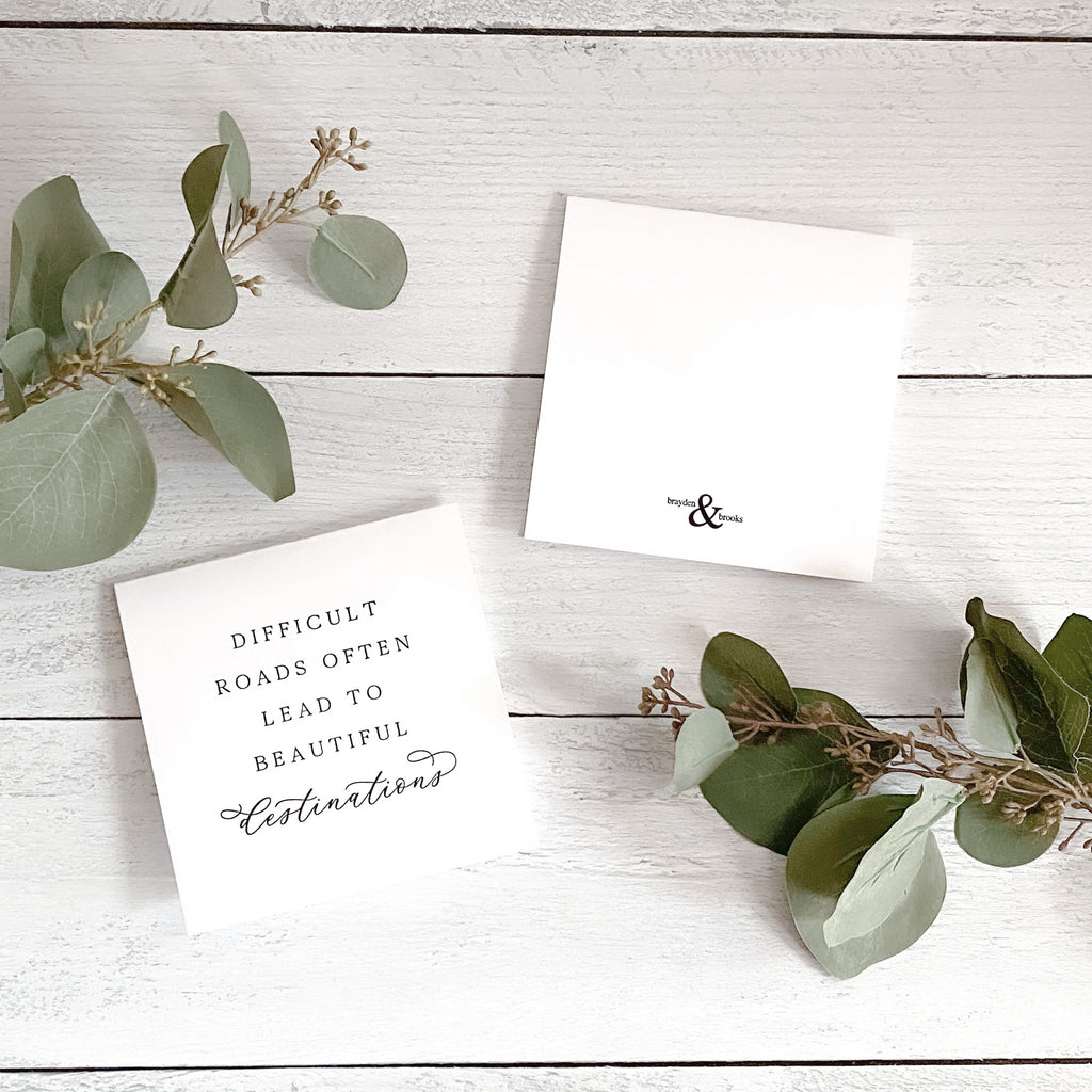 Letterpress Greeting Card