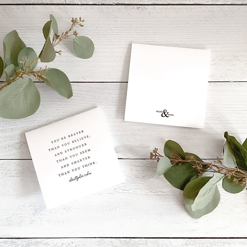 Letterpress Greeting Card