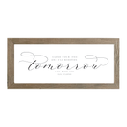 16x7 Thin Oak | White Canvas