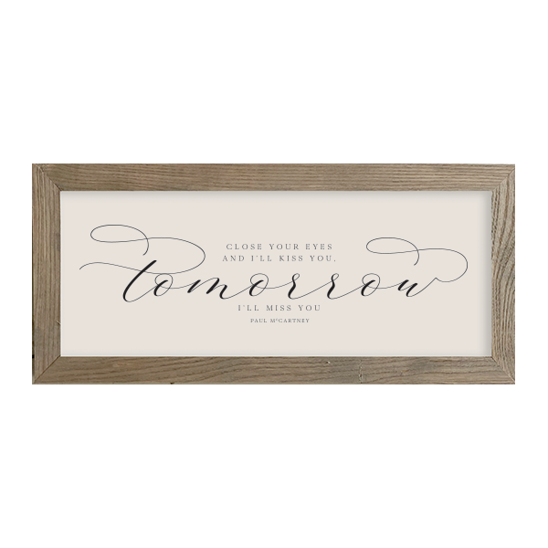 16x7 Thin Oak | Natural Canvas